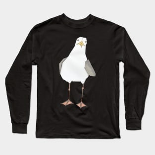 Seagull, seaside bird, chip thief! Long Sleeve T-Shirt